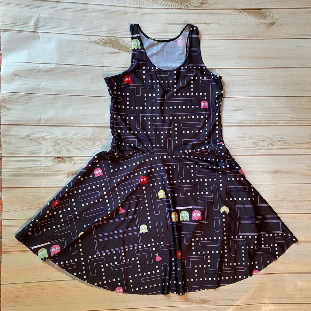 PACman 80’s retro video game dress